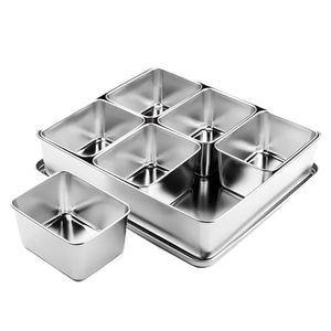 Clover Japanese Yakumi Pan Condiment Holder with 6 Large Inserts - JA632 - 3