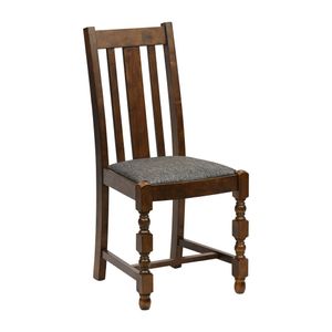 Thame Dining Chair in Vintage Wood with Shetland Smoke Seat (6 Pack) - JA269 - 1