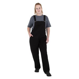 Southside Bib & Brace Cotton Canvas Dungarees Cotton Black XL - BA172-XL - 3