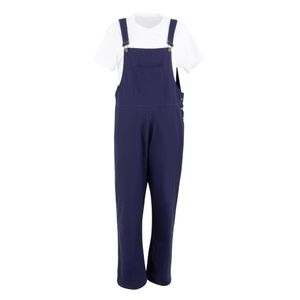 Southside Bib & Brace Cotton Canvas Dungarees Navy M - BA174-M - 1