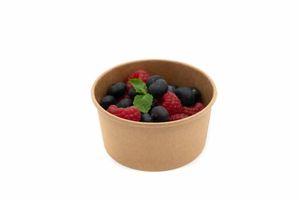 6oz Kraft Paper Soup Container (Case of 500) - 1