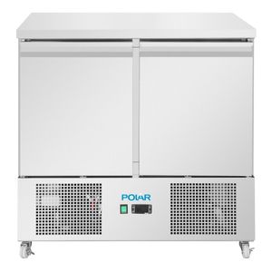 Polar U-Series Ventilated 2 Door Counter Fridge - UA089 - 4