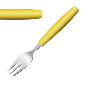 Amefa PIXEL Cake Forks Yellow (12 Pack) - JD295 - 1
