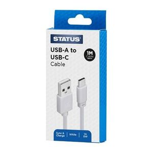 Status USB A to USB C Charging Lead 1m - JA850 - 1