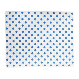 Fiesta Compostable Burger Wraps Blue Dot 250x200mm (200 Pack) - HY791 - 1