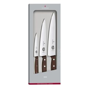 Victorinox Wood Chef's Knife Set (3 Piece) - JK296 - 1