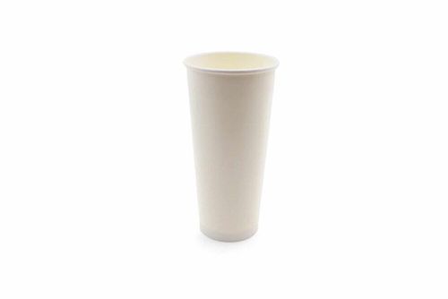 22oz Single Wall White Paper Cup (Full Case of 500 per case) - GP2130015C - 1
