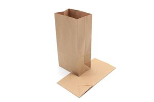 Medium Kraft Grab Bag (Full Case of 125) - GP3330041A - 3