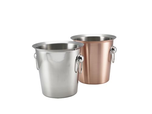 GenWare Stainless Steel Wine Bucket With Ring Handles - 26203 - 2