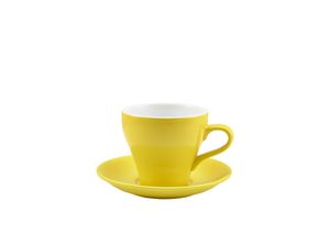 Genware Porcelain Yellow Saucer 16cm (Pack of 6) - 182115Y - 3