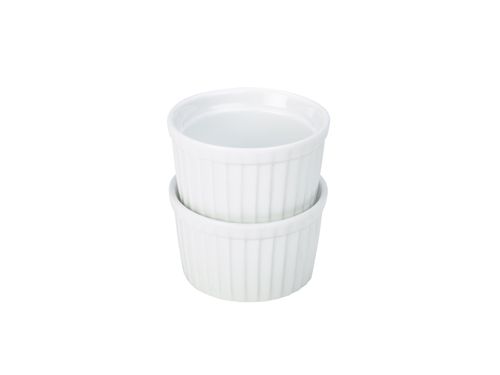 8cm Stacking Ramekin - White (Pack of 12) - RAM8-W - 2