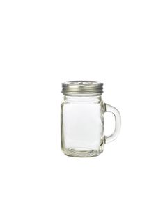 Genware Glass Mason Jar 43.5cl/ 14.7oz (Pack of 12) - MAS450 - 3