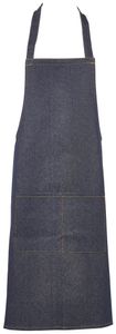 Unwashed Denim Bib Apron 70 x 90cm - NA22 - 1