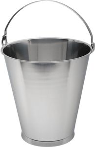 S/St.Swedish Skirted Bucket 12L Graduated - 13512 - 1