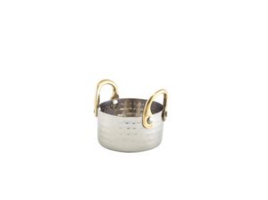 Mini Hammered St/St Casserole Dish 7.5 x 4cm (Pack of 12) - MHCD7 - 1