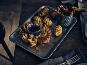 GenWare Vintage Steel Tray 31.5 x 21.5cm (Pack of 12) - SST3121V - 3