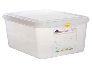 GN Storage Container 1/2 150mm Deep 10L (Pack of 6) - 12480 - 1