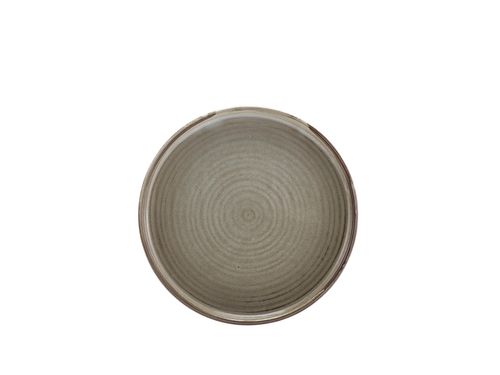 Terra Porcelain Grey Low Presentation Plate 21cm (Pack of 6) - LP-PG21 - 2