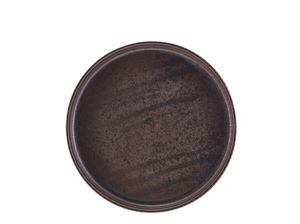 Terra Porcelain Black Fluted Presentation Plate 26cm (Pack of 6) - PR-PBKF26 - 1