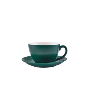 GenWare Porcelain Matt Teal Saucer 16cm/ 6.25 (Pack of 6) - 182115MT - 3