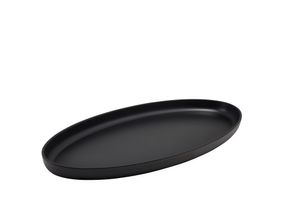GenWare Melamine Black Jute Oval Dish 55 x 27.5 x 3.5cm - JT552502 - 1