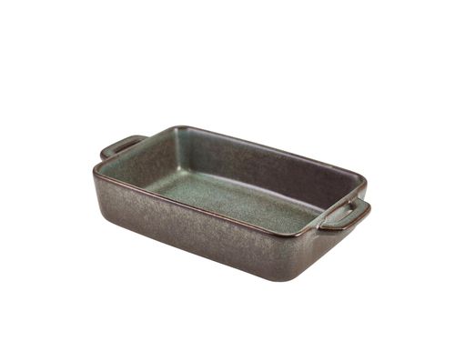 Forge Cove Stoneware Rectangular Dish 16 x 10.5 x 4cm (Pack of 6) - CT-RC16CV - 1