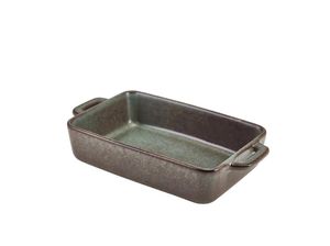 Forge Cove Stoneware Rectangular Dish 16 x 10.5 x 4cm (Pack of 6) - CT-RC16CV - 1