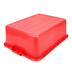 Vollrath Traex® Colour-Mate Red Perforated Drain Box 7-inch - 3