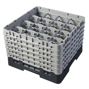 Cambro H298mm Black 16 Compartment Camrack - 1