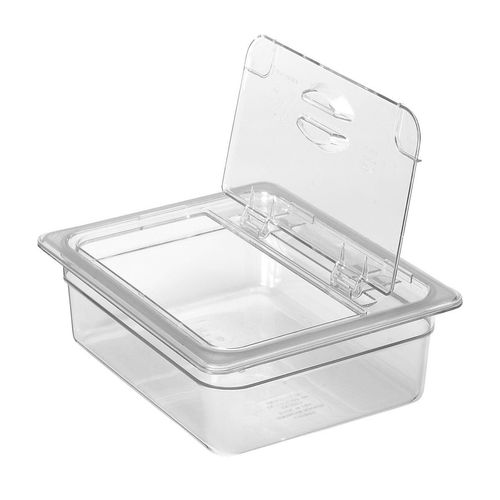 Cambro Clear 1/2 GN Solid FlipLid - 3