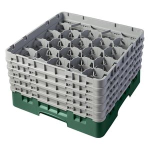Cambro H279mm Green 20 Compartment Camrack - 1