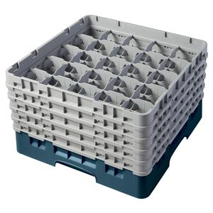 Cambro H279mm Teal 25 Compartment Camrack - 1