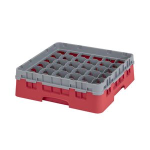 Cambro H92mm Red 36 Compartment Camrack - 1