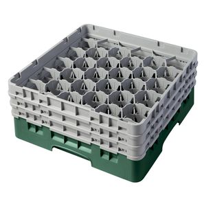 Cambro H174mm Green 30 Compartment Camrack - 1
