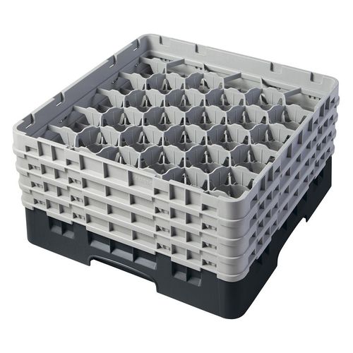 Cambro H215mm Black 30 Compartment Camrack - 1