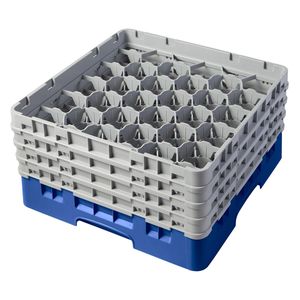 Cambro H215mm Blue 30 Compartment Camrack - 1