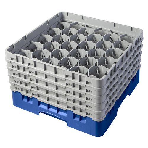 Cambro H257mm Blue 30 Compartment Camrack - 1