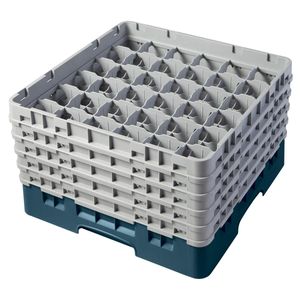 Cambro H257mm Teal 36 Compartment Camrack - 1
