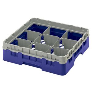 Cambro H92mm Navy 9 Compartment Camrack - 1