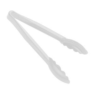 Cambro White Scallop Grip Tong 230mm - 1