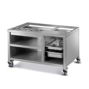 Pujadas Black Robata Grill with Mobile Cabinet - 3