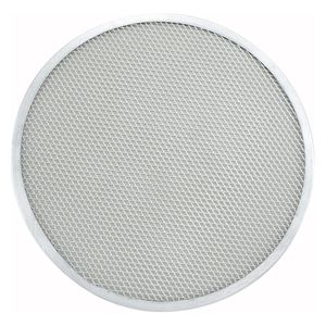 Winco 12 Mesh Style Aluminium Pizza Screen - 1