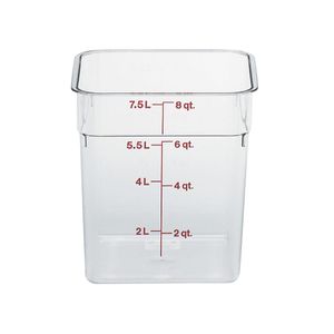 Cambro 7.6L Camwear CamSquare - 1