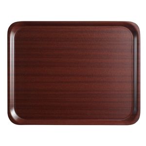 Cambro Mahogany Mykonos Tray 360x460mm - 1