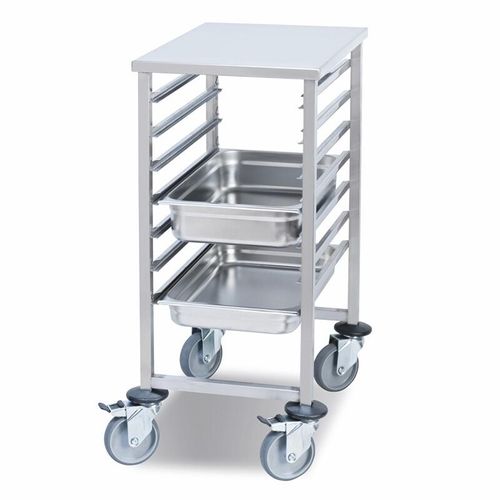 Pujadas 7 Rail 1/1 Gastronorm Transport Trolley - 1