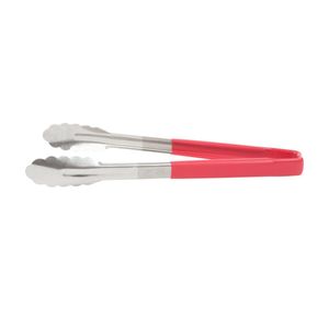 Vollrath Red One-piece Kool-Touch Utility Grip Tong 305mm - 3