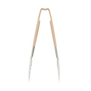 Vollrath Tan One-piece Kool-Touch Utility Grip Tong 241mm - 3