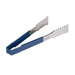 Vollrath Blue One-piece Kool-Touch VersaGrip Tong 241mm - 1