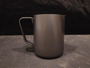 Non-Stick Black Milk Jug 340ml/ 12oz - MJ12BK - 3