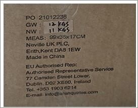 Genware Stainless Steel Barrier Post (Pack of 2) - BP-RPE - 12
